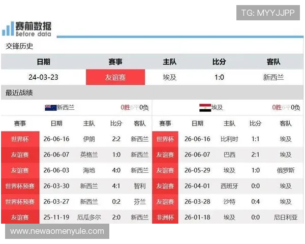 世界杯新西兰对阵埃及比赛比分预测与赛前分析详解